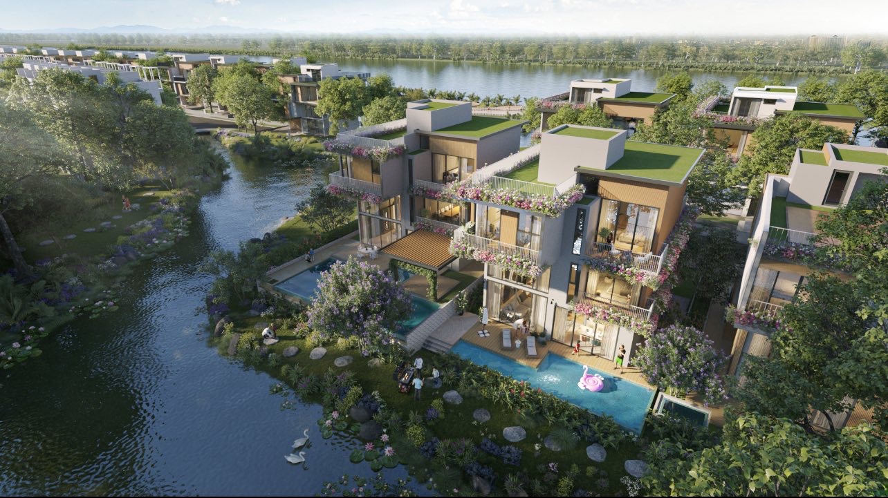 Không gian sống đẳng cấp giữa thiên nhiên tại biệt thự đảo Ecovillage