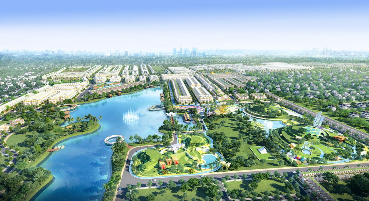 Phối cảnh KĐT Ecopark Long An