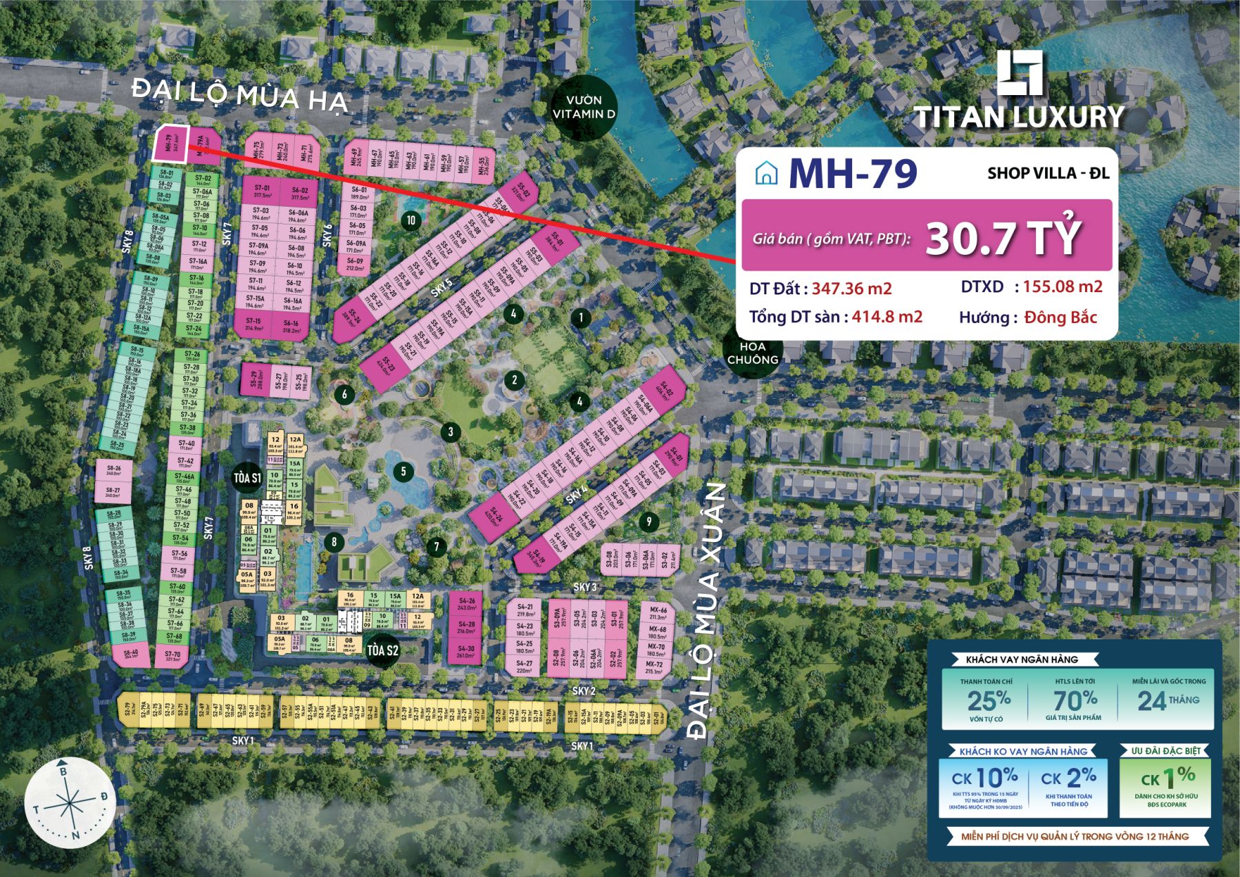 Bán shopvilla đơn lập Sky Retreat MH-79