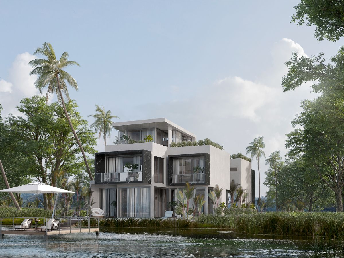 Các loại hình biệt thự tại phân khu biệt thự đảo Eco Retreat