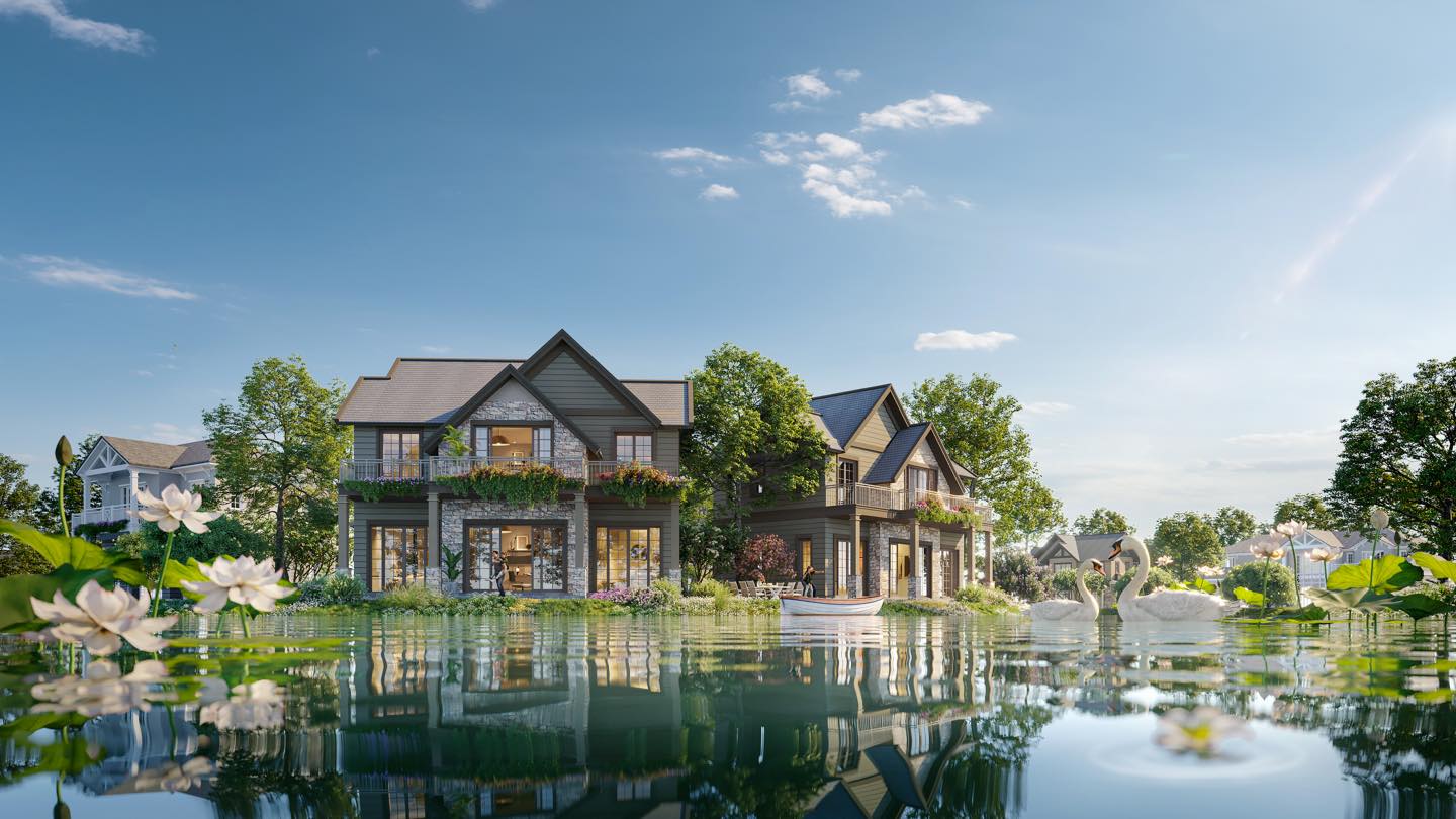 Diện tích mỗi căn dinh thự đảo Retreat lên đến hơn 600m2