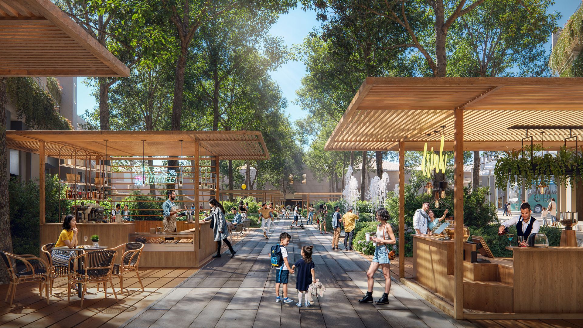 Eco Bazaar – Khu thương mại kết nối cộng đồng tại Eco Retreat