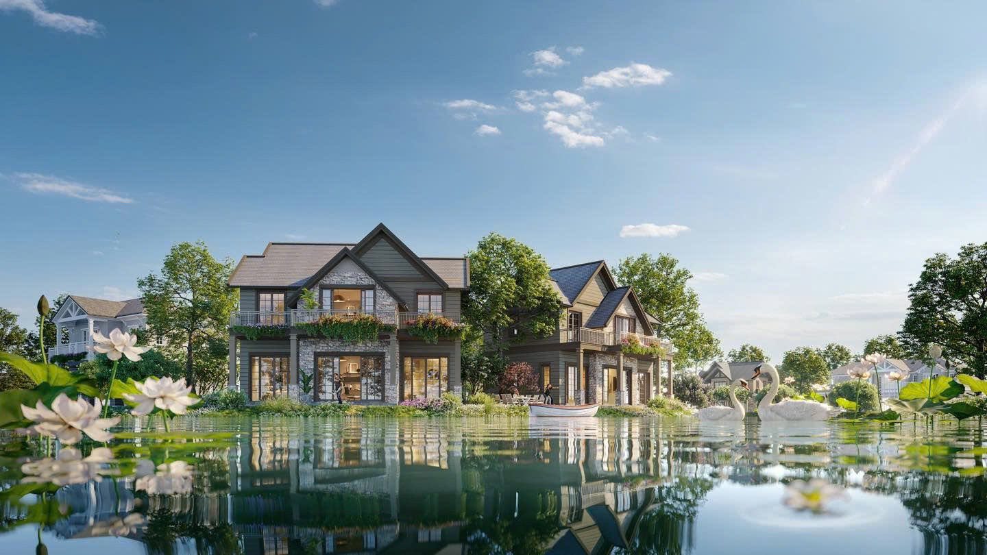 Mô hình bất động sản compound riêng tư khép kín tại biệt thự đảo Eco Retreat