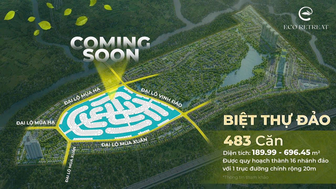 Quy hoạch phân khu biệt thự đảo Eco Retreat