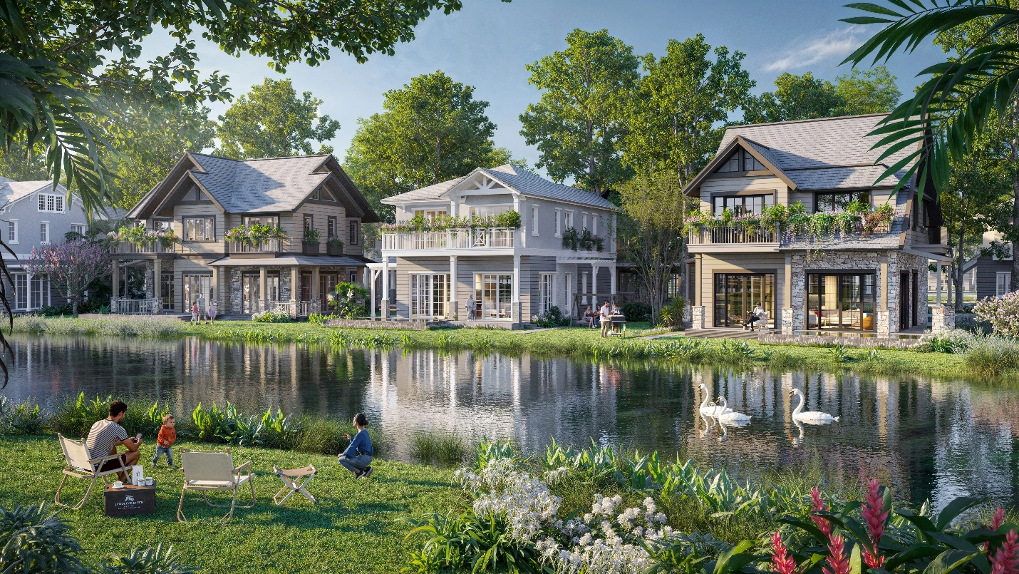 Quy hoạch mặt nước Retreat Island – đưa dòng chảy phù sa vào biệt thự đảo 35 ha