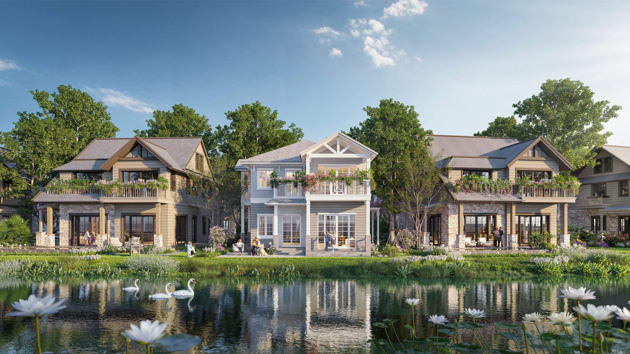 Biệt thự đơn lập Retreat Island – đa dạng diện tích đáp ứng mọi khách hàng