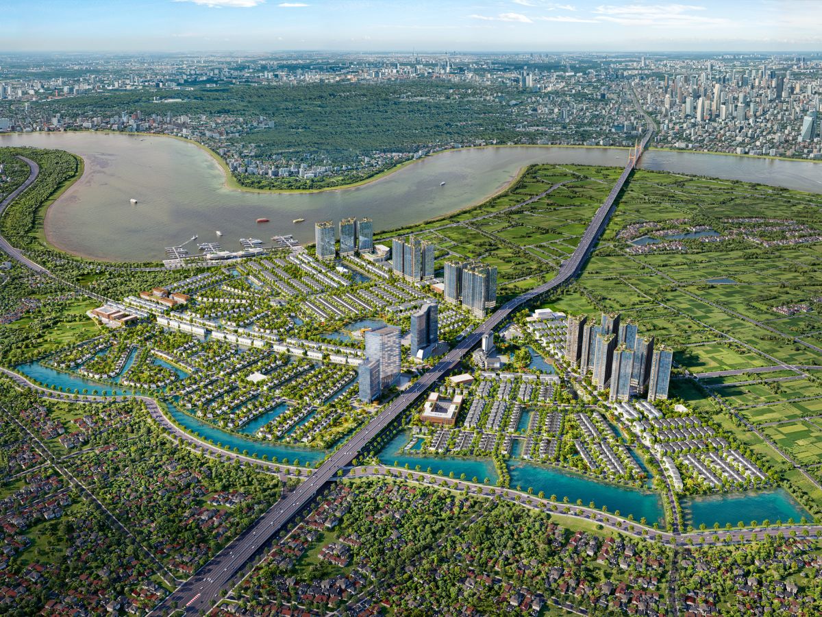 Alluvia City có nguy cơ ngập không khi nằm bên sông Hồng?