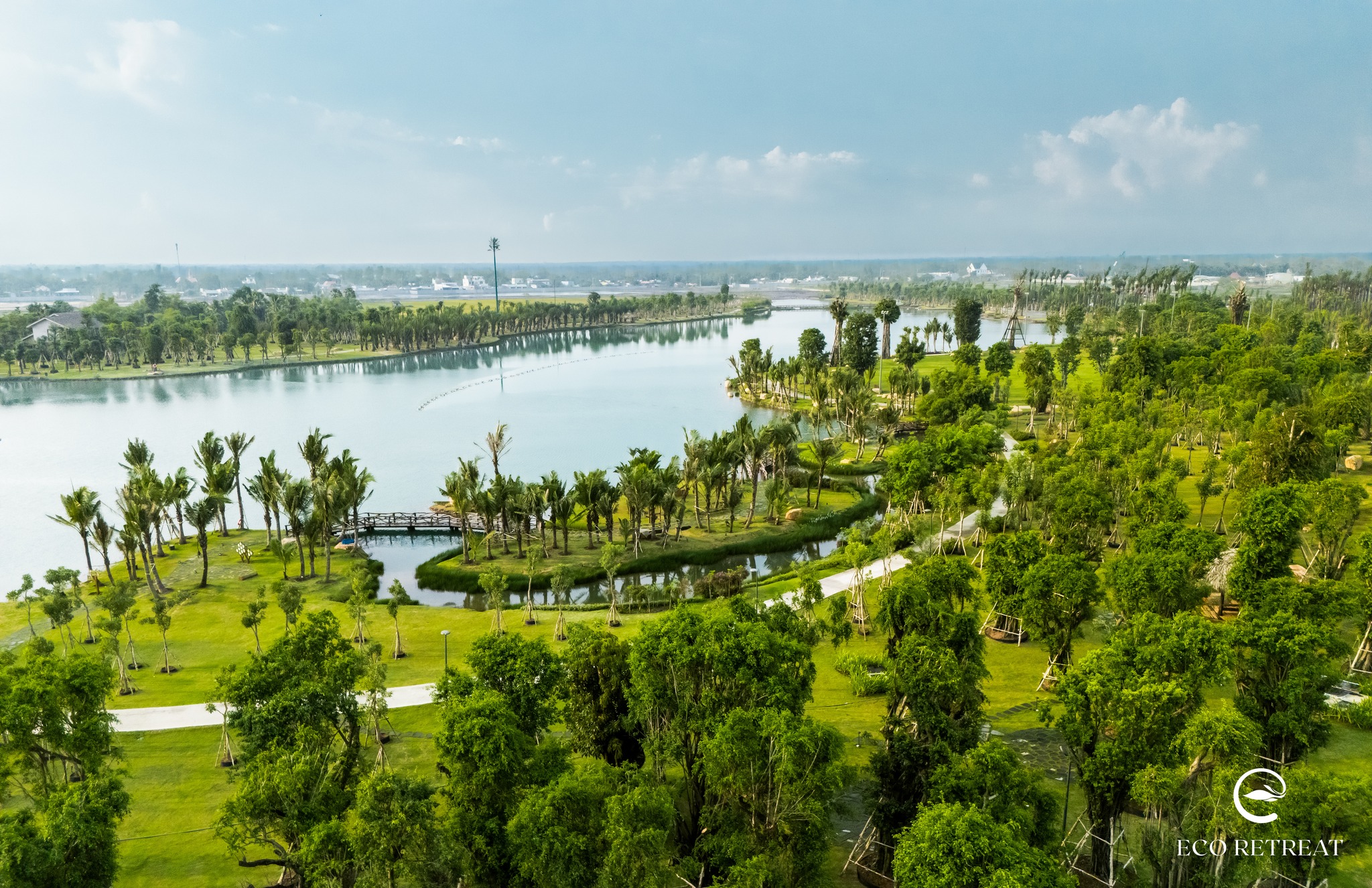 Dù chỉ mới triển khai xây dựng chưa đầy 1 năm nhưng phân khu Retreat Forest đã dần hiện hữu như 1 khu rừng nhỏ
