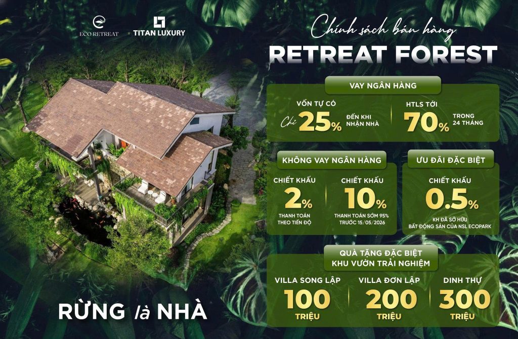Phân tích giá bán và chính sách bán hàng Retreat Forest