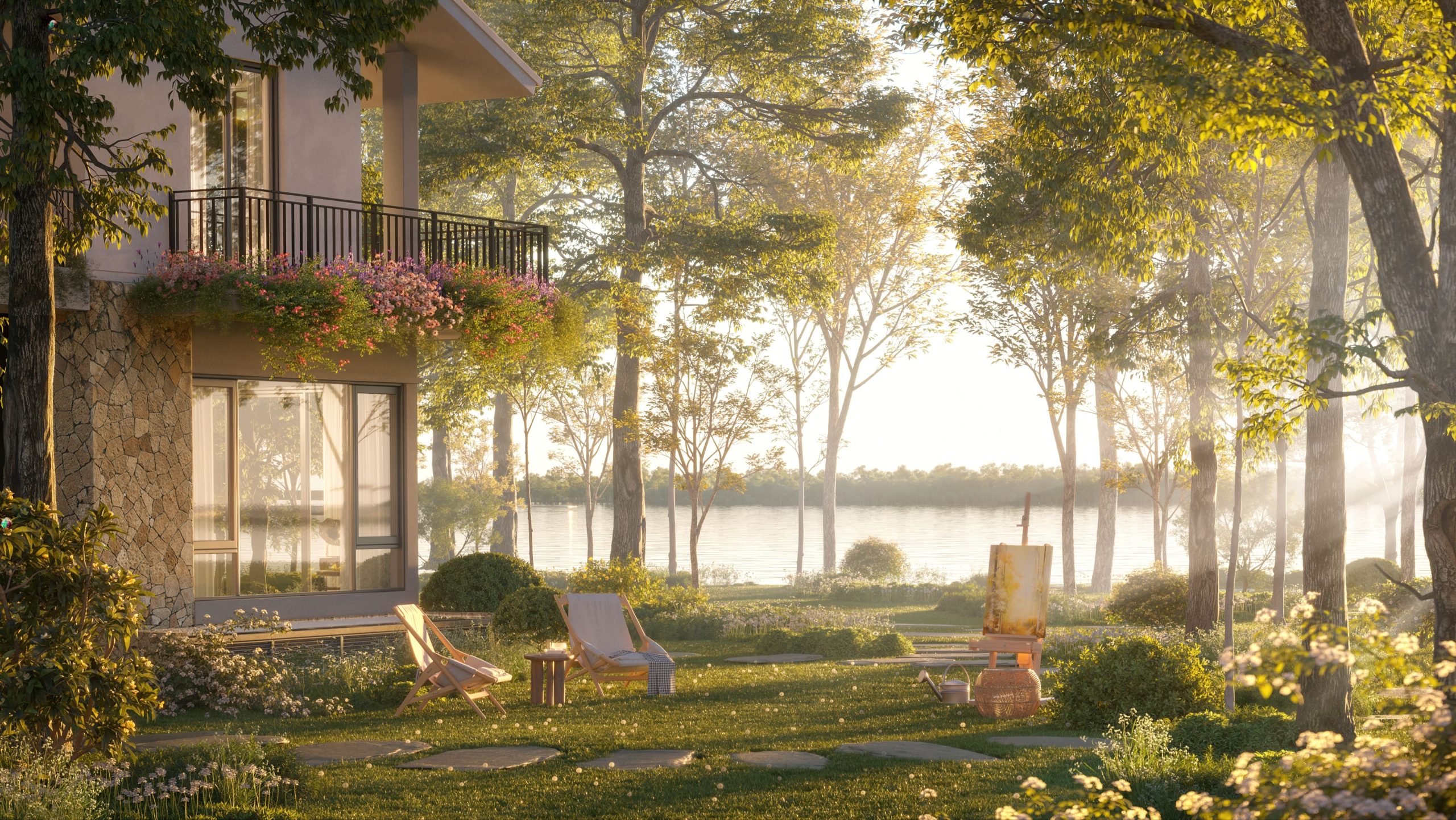 Lần đầu tiên Ecopark ra mắt dòng sản phẩm biệt thự rừng