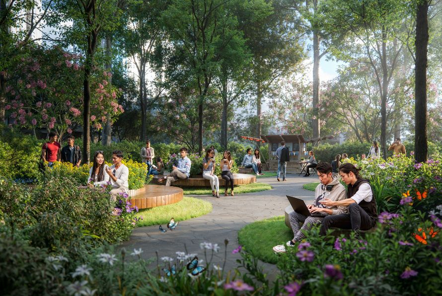 Retreat Forest – Phân khu biệt thự có tỷ lệ cây xanh lớn nhất tại Eco Retreat