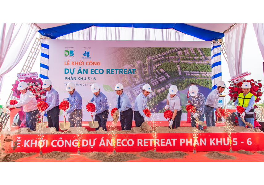 Khởi công phân khu 5 và phân khu 6 tại Eco Retreat