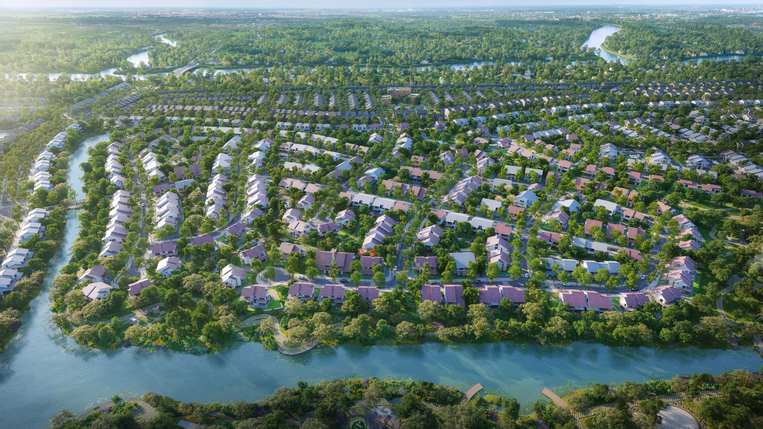 Phương án compound tại Retreat Forest – Tối ưu an ninh và riêng tư cho cư dân cao cấp