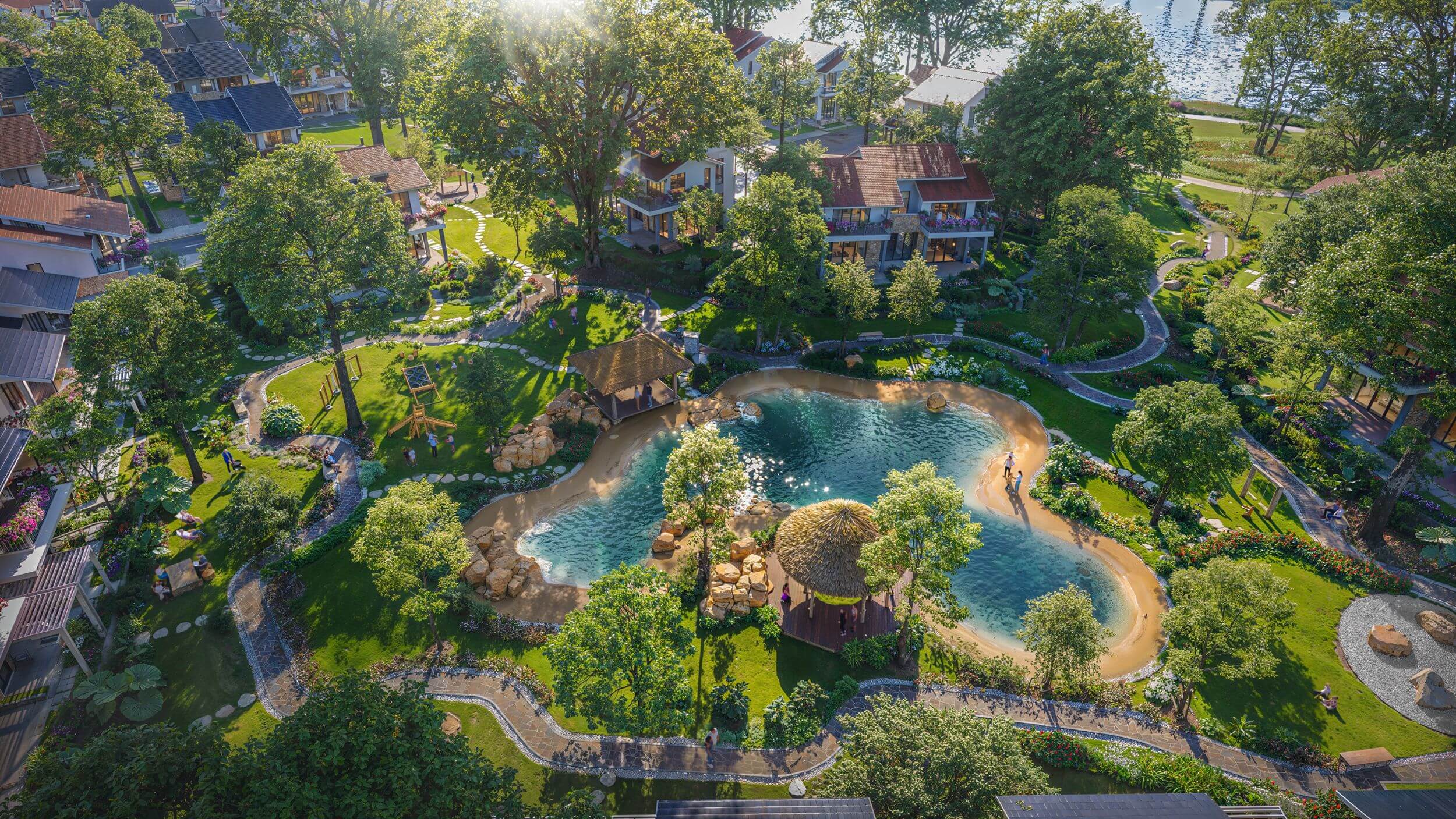 Vườn gia đình trong hành trình kết nối tại Retreat Forest