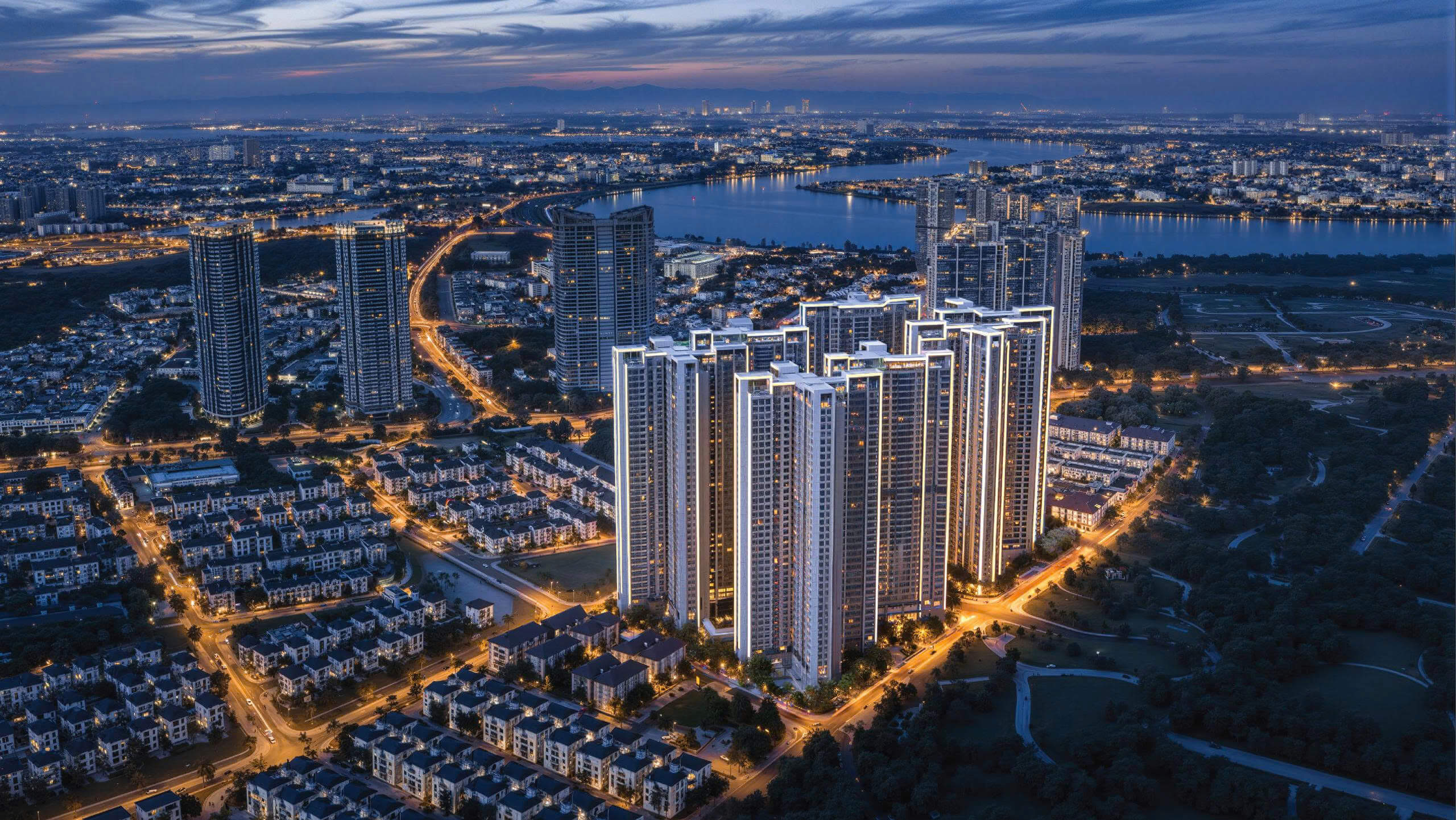 Tổ hợp cao tầng Alumi nằm trong phân khu Alluvia Onsen