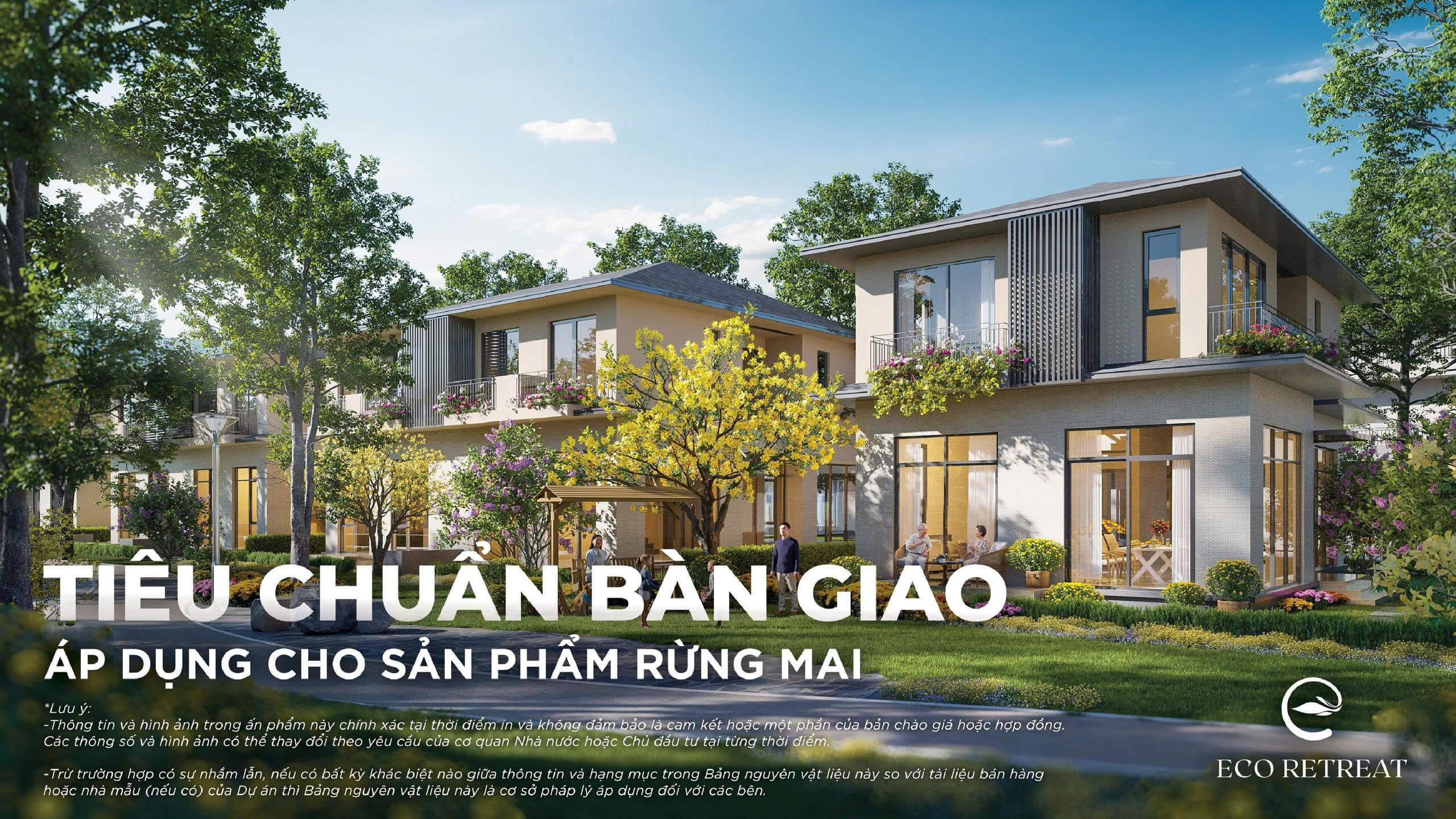 Chi tiết điều kiện bàn giao Rừng Mai – Eco Retreat