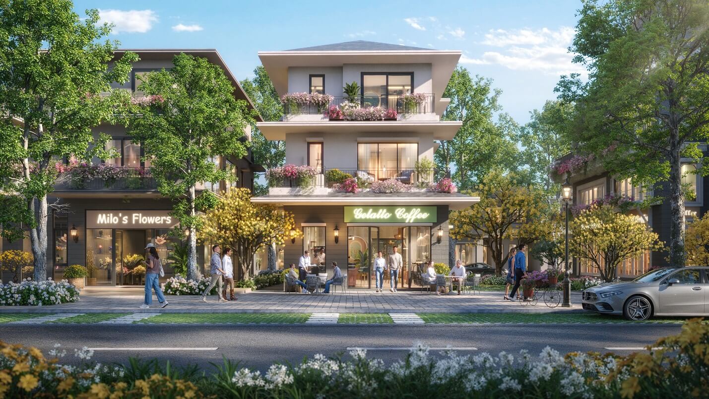 Nhà phố Rừng Mai Eco Retreat – Dòng sản phẩm thương mại khan hiếm trên trục Đại lộ Công Viên